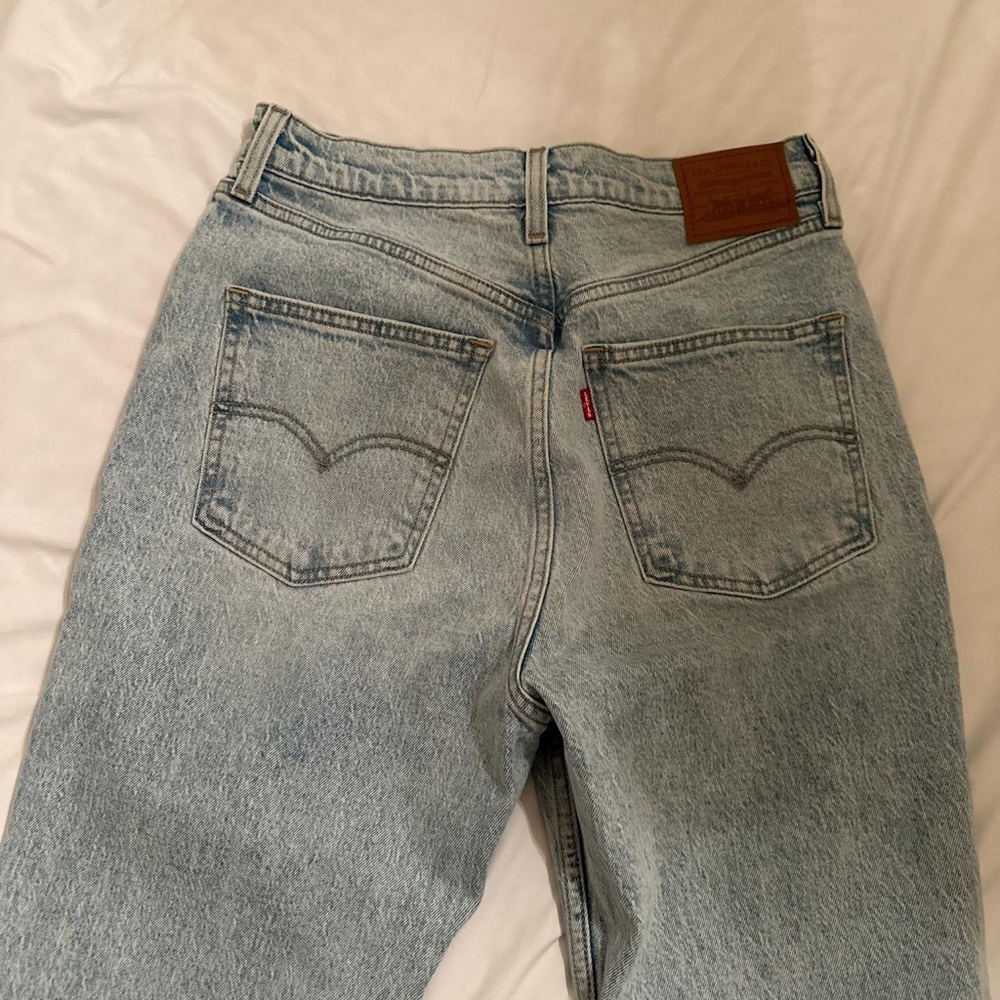 70’s high slim straight jeans